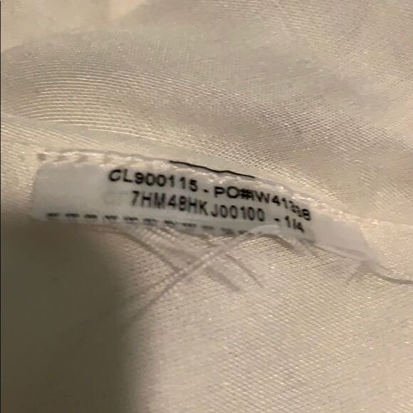 Guess strappy white and silver shirt size XS - Picture 5 of 6